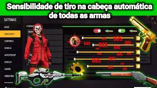2024 MELHOR SENSIBILIDADE PARA HEADSHOT | CONFIGURAÇÕES SECRETAS DO GARENA FREE FIRE