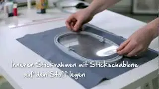 7/10 BERNINA 780: Erste Schritte beim Sticken