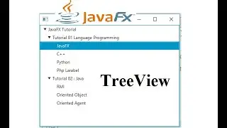 JavaFX Tutorial 21 - TreeView Java GUI