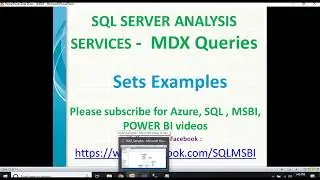 Sets in MDX | mdx queries | mdx set function