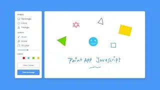 Build A Drawing or Paint App in HTML CSS & JavaScript | Drawing App in JavaScript