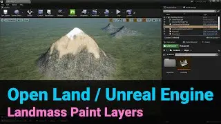 How to use Unreal Engine Landmass paint layers