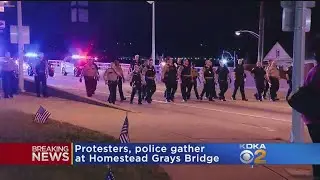 Homestead-Grays Bridge Shut Down During Antwon Rose Protest