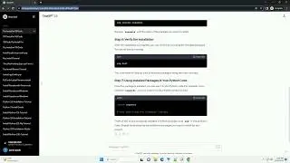 how to do pip install on vscode