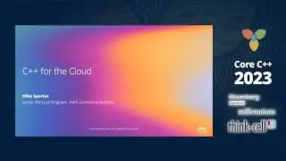 Mike Spertus :: C++ for the cloud