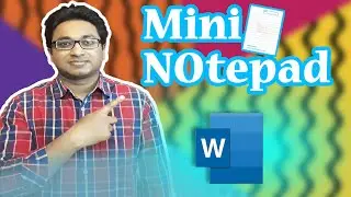 How to Design Mini Notepad or Notebook in MS Word ? | Mini Notebook Page Design | LeonsBD