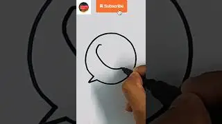 WhatsApp logo drawing easy 