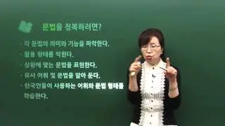 [TOPIK II 3,4급 문법] OT(The TOPIK II (L3,L4) Grammar Course)