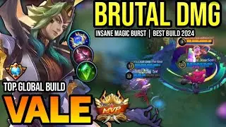 VALE BEST BUILD 2024 | TOP GLOBAL VALE GAMEPLAY | MOBILE LEGENDS✓