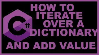 How to iterate over a dictionary and initialize