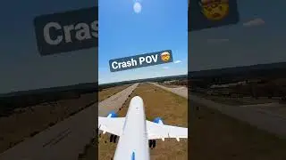 Giant Custom Airliner CRASH POV ✈️ 💥