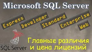 SQL Server  - Различие Выпусков и Цены на Лицензии