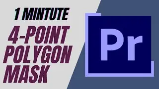 How to Mask video easily  using 4 - Point Polygon Mask in Premier Pro for beginners 