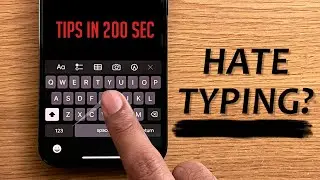 The iPhone Keyboard is Horrible UNTIL You Learn HOW to Use It.