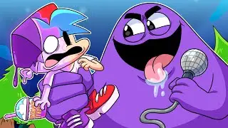 GRIMACE SHAKE Vs. BOYFRIEND! Friday Night Funkin Animation