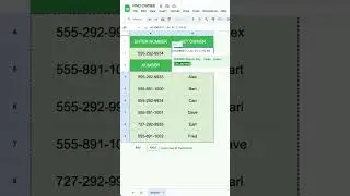 Find Number in List #googlesheets