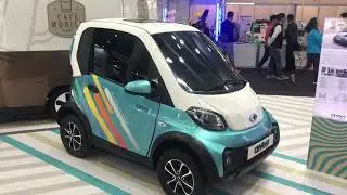 Обзор компактного электрического автомобиля CEVO C. Электромобиль для города. Южная Корея, 10.2018
