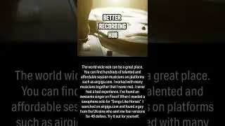 Better Recording Hub #7