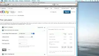 How to Use the eBay Fees Calculator