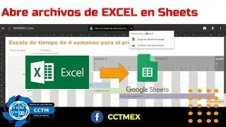 Abrir archivos de Excel en las hojas de cálculo de Google|Sheets |Muy Básico |P3