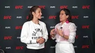 #NocheUFC La campeona 🏆 #AlexaGrasso tiene clara su estrategia para el sábado!