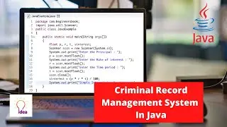 Criminal Record Management System In Java | Java Project