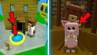 Pink Rat Hostage By Evil Scientist! Super Bear Adventure Walkthrough Gameplay