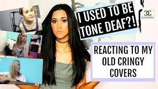 I USED TO BE TONE DEAF | REACTING TO MY OLD CRINGY COVERS | Ep 1 | Megan Blanco
