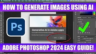 How To Use Generative AI In Adobe Photoshop 2024: Turn words Into Images!