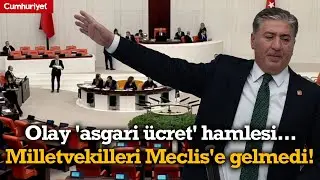 CHP'den olay 'asgari ücret' hamlesi... Vekiller Meclis'e gelmedi! Emir: Gök kubbeyi dar edeceğiz!