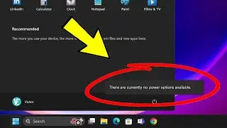 How to Solve Error There are currently no power options available on Windows 11 / 10 / 8 ✅