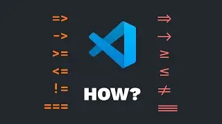 How to do this in VS Code?⏐VS Code Ligatures Tutorial