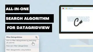 Searching Algorithm Datagridview | C# WinForms