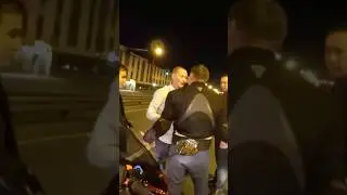 Нокаутировал бухое быдло