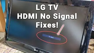 LG TV HDMI has No Signal? | ARC No Sound? | HDMI Ports Not Working? | How to Fix