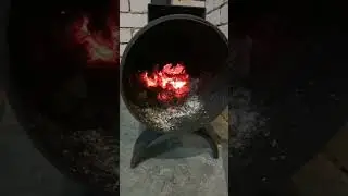 Печь из газового баллона 