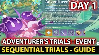 Sequential Trials 1 Challenge Guide - Adventurers Trials Event  - Genshin Impact