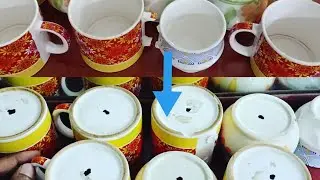 The easiest method to make holes in Ceramic || DIY Ceramic pots