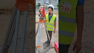 Road Centerline Survey: Concrete Pour #Jawadsurveyor #shorts #ytshorts