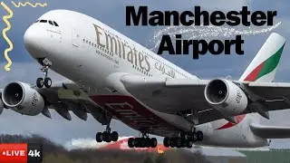 Live! Manchester Airport Plane Spotting