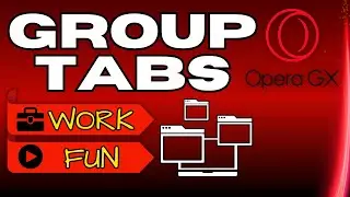 How To Group Tabs in Opera GX ⭕️ Compared To Google Chrome | Enable & Organize Workspace's 🔗