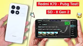 Redmi K70 Pubg Test | Graphics Test | POCO F6 Pro Pubg Test.!🔥🔥