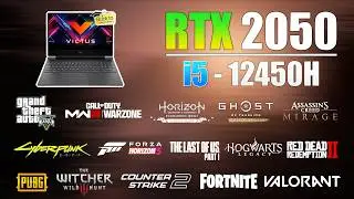 RTX 2050 Laptop + i5 12450H | Test in 15 Games in 2024 | HP Victus