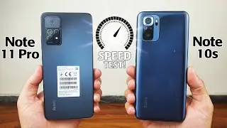 Redmi Note 11 Pro vs Redmi Note 10s Speed Test⚡