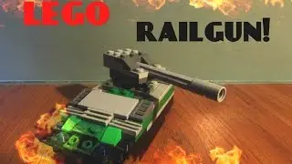 How to make a Railgun from Lego? - Railgun tutorial