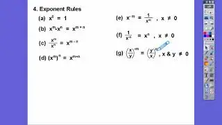 Integer Exponents - Lesson 2.1