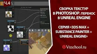 3ds max + Unreal Engine + Substance Painter – часть 4. Photoshop – сборка текстур, их импорт в UЕ