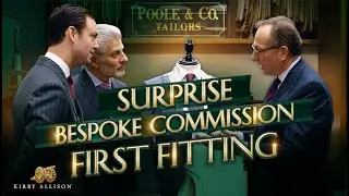 SURPRISE Bespoke Suit! | First Fitting | Davidoff of London & Henry Poole!
