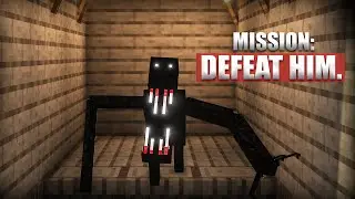 Beating The Scariest Minecraft Mod.. UPDATED Man From The Fog