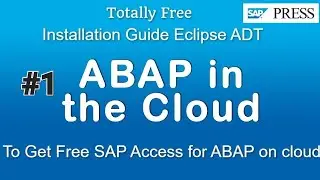 Free SAP ABAP Eclipse ADT !!Hana Studio installation step by step for BTP Cloud Environment.